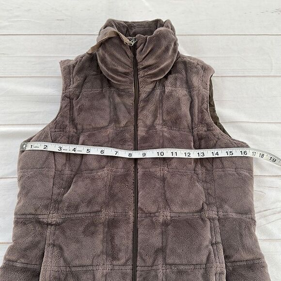 Athleta Full Zip Brown Vest - Picture 8 of 9